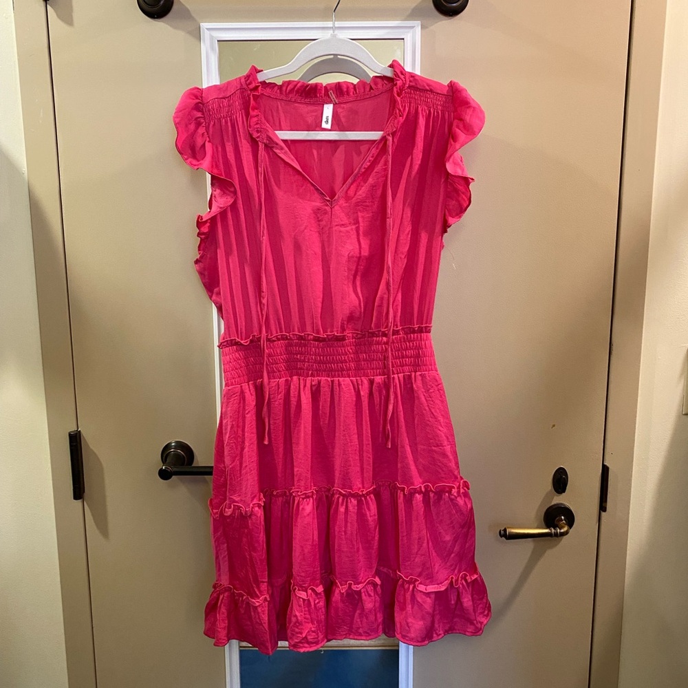 Pink Ruffled Dress